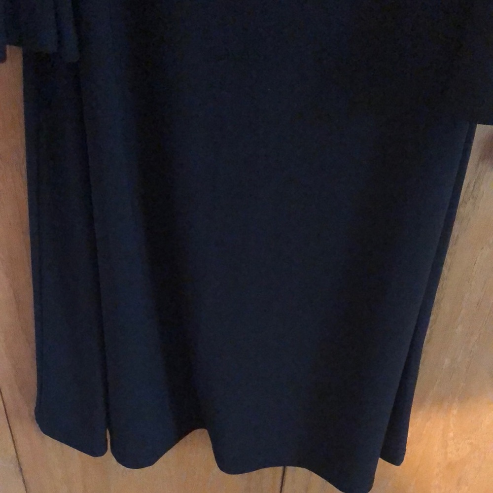 MSK Black Dress Cold Shoulder size medium - Picture 7 of 9